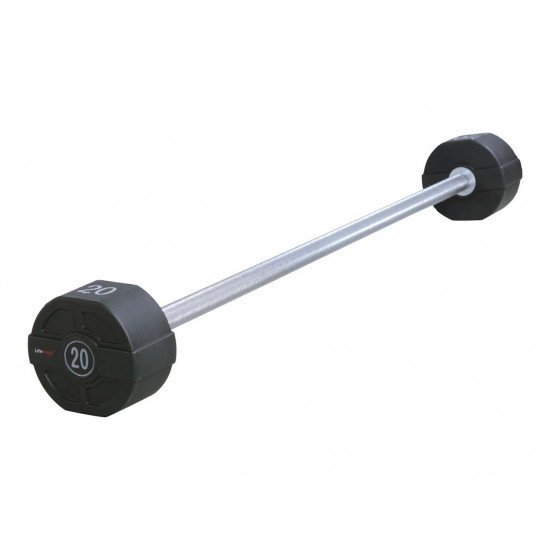 Lifemaxx PU straight barbell | 10-40kg