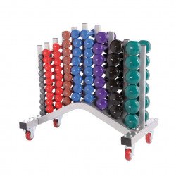 Vinyl dumbbell rack | Exclusief dumbbells Vinyl dumbbell rack | Exclusief dumbbells