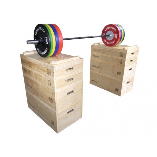 Crossmaxx wooden jerk block set