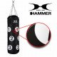 Hammer Boxing Punching bag Sparring met nummers, black, 80 x 30 cm