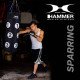 Hammer Boxing Punching bag Sparring met nummers, black, 80 x 30 cm