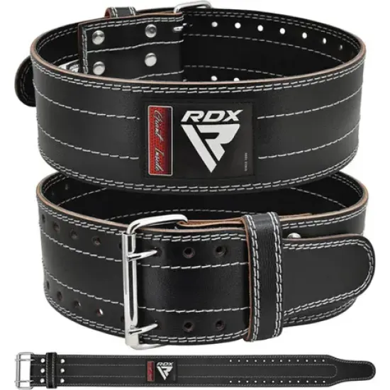 RDX RD1 Powerbelt - 100% Koeienleer - Roestvrij Staal