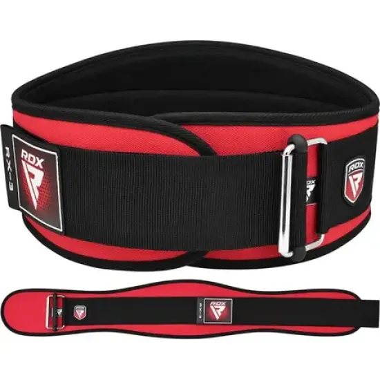 RDX X3 gewicht training riem met Sponge X Padding en Tension Lock