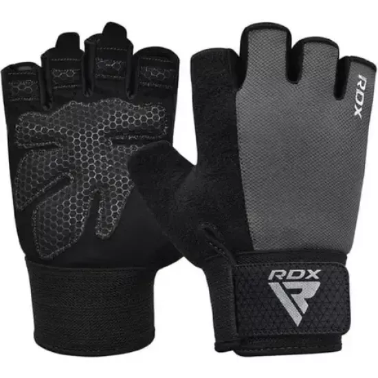 RDX Fitnesshandschoenen Open Vingers met Siliconen Grip en G-Foam