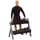 Body-Solid Dual Dumbbell & Kettlebell Rack GDKR100