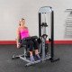 Body-Solid LEG EXTENSION LEG CURL met 95 kg gewichtstapel