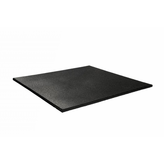 NRG fitness Rubber Vloertegel 100x100cm Zwart