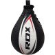 RDX Bokstraining lederen Speedbal | Speed BagZwart - Wit