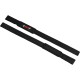 NRG Fitness Deadlift Straps - Zwart - Extra Grip