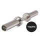 Toorx Olympische Dumbbell 51 cm Chroom - 90 kg Belastbaar