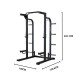 Toorx WLX-3400 Half Rack - 300 kg max belasting, verstelbare j-cups