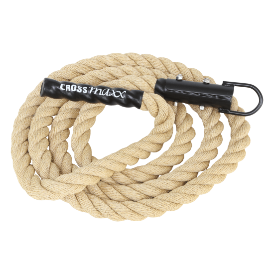 Crossmaxx® Klimtouw 4m Stevig Sisaltouw LMX1268 Crossmaxx® Klimtouw van 4 meter, gemaakt van stevig sisal met een diameter van 35mm voor optimale grip.