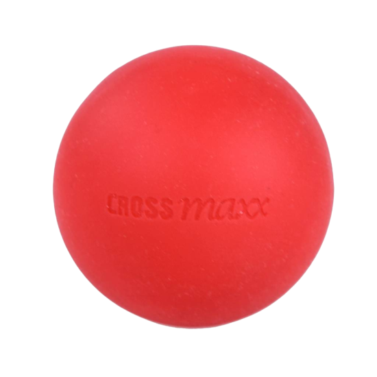 Crossmaxx® Lacrosse bal LMX1614 rood 64,5mm De LMX1614 Crossmaxx® Lacrosse bal is ideaal voor zelfmassage van triggerpoints en spierpijn, geschikt voor intensief commercieel gebruik.