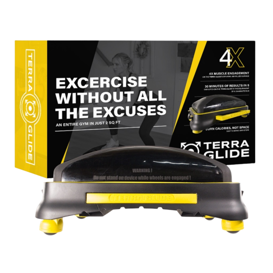 Terra-Glide® trainingstep van Vicore® | Balans en coördinatie Verbeter je core strength met de multifunctionele Terra-Glide®. Ideaal voor thuis en geschikt voor meer dan 250 oefeningen. Twee jaar garantie.