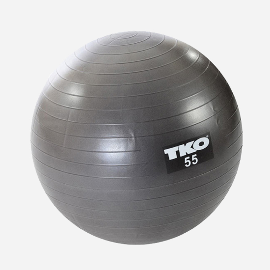 TKO 55 cm Fitness Ball zwart