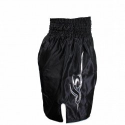 Kickboks broekje legend lang model zilver - Maat: L Kickboks broekje legend lang model zilver - Maat: L