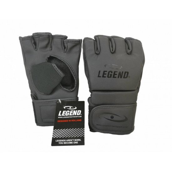 MMA Bokszak handschoenen Legend Flow Mat Zwart - Maat: L