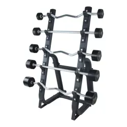 Barbell rack for 5 pcs (black) LMX1068 Barbell rack for 5 pcs (black) LMX1068